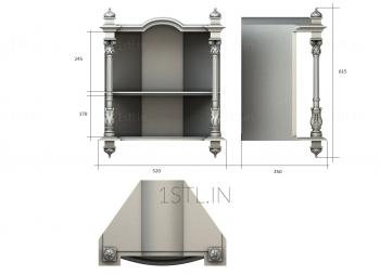 Icon case (KT_0096) 3D model for CNC machine